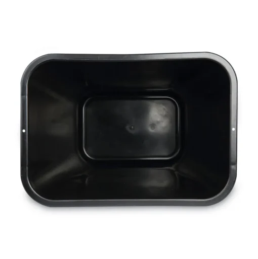 Boardwalk 41 qt. Soft-Sided Plastic Wastebasket - Black