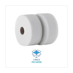 Boardwalk 2 Rolls/Carton, 250 Sheets/Roll TrapEze 5 in. x 125 ft. Disposable Dusting Sheets - White