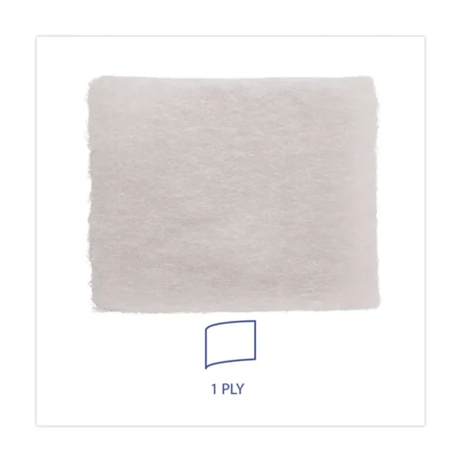 Boardwalk 2 Rolls/Carton, 250 Sheets/Roll TrapEze 5 in. x 125 ft. Disposable Dusting Sheets - White