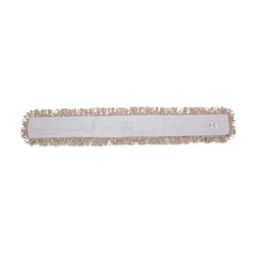 Boardwalk BWK1360 60 in. x 5 in. Hygrade Cotton Industrial Dust Mop Head - White