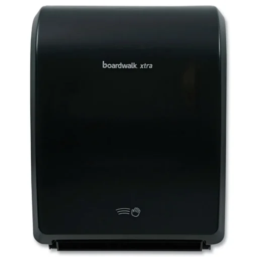 Boardwalk BWK33GREEN 12.31 in. x 9.31 in. x 15.94 in. Xtra Electronic Hand Towel Dispenser - Black (1-Carton)