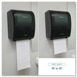 Boardwalk BWK33GREEN 12.31 in. x 9.31 in. x 15.94 in. Xtra Electronic Hand Towel Dispenser - Black (1-Carton)