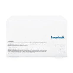 Boardwalk BWKK2500B 14.17 in. x 16.73 in. Premium Half-Fold Toilet Seat Covers - White (250/Sleeve, 10 Sleeves/Carton)