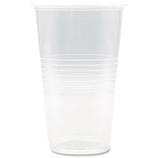 Boardwalk BWKTRANSCUP20CT 20 oz. Translucent Plastic Cold Cups - Clear (1000/Carton)