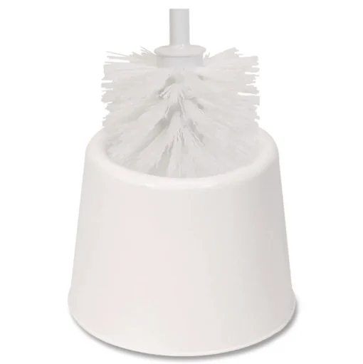 Boardwalk Caddy For Spiral Bowl Brush, White