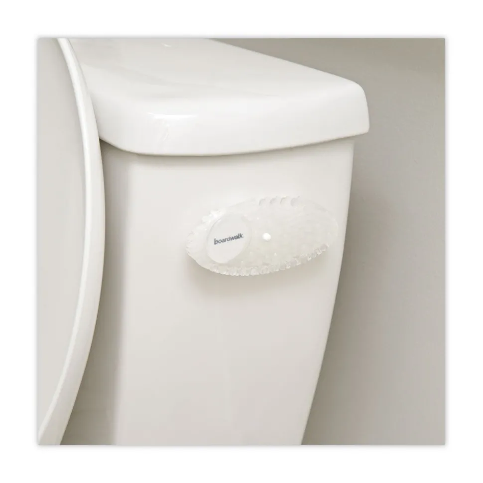 Boardwalk Curve Solid Air Freshener - Mango Fragrance, Clear (10/Box, 6 Boxes/Carton)