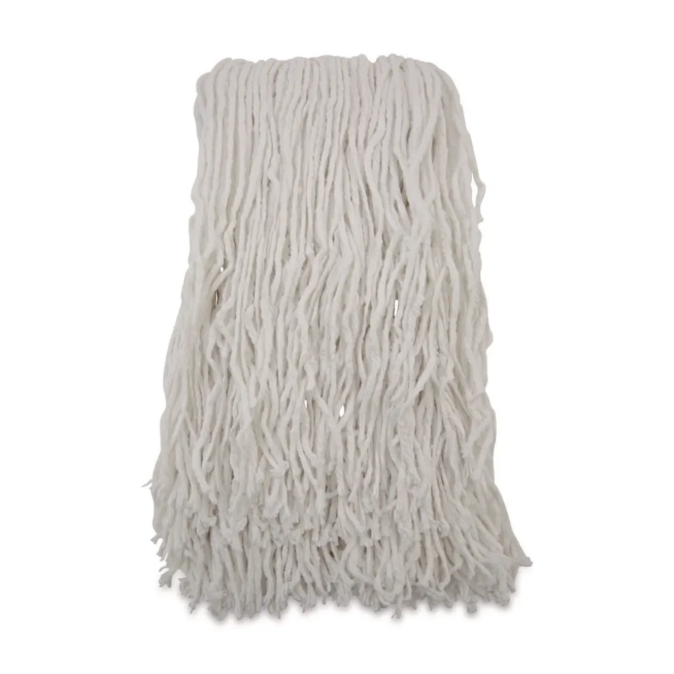 Boardwalk Cut-End Rayon Wet Mop Heads - White (12/Carton)