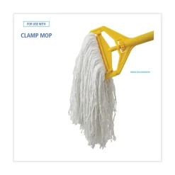 Boardwalk Cut-End Rayon Wet Mop Heads - White (12/Carton)