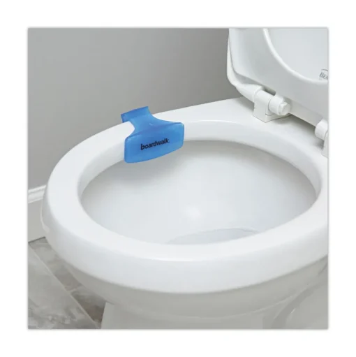 Boardwalk EBCP012I072M06AAS8000 Toilet Bowl Clip - Cotton Blossom Scent, Blue (12/Box, 6 Boxes/Carton)