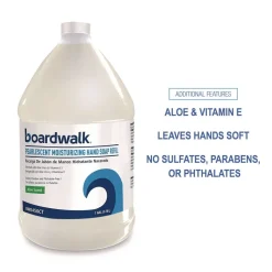 Boardwalk 1-Gallon Bottle Pearlescent Moisturizing Liquid Hand Soap Refill - Aloe Scent