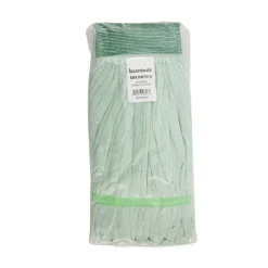 Boardwalk Microfiber Looped-End Wet Mop Head - Medium, Green