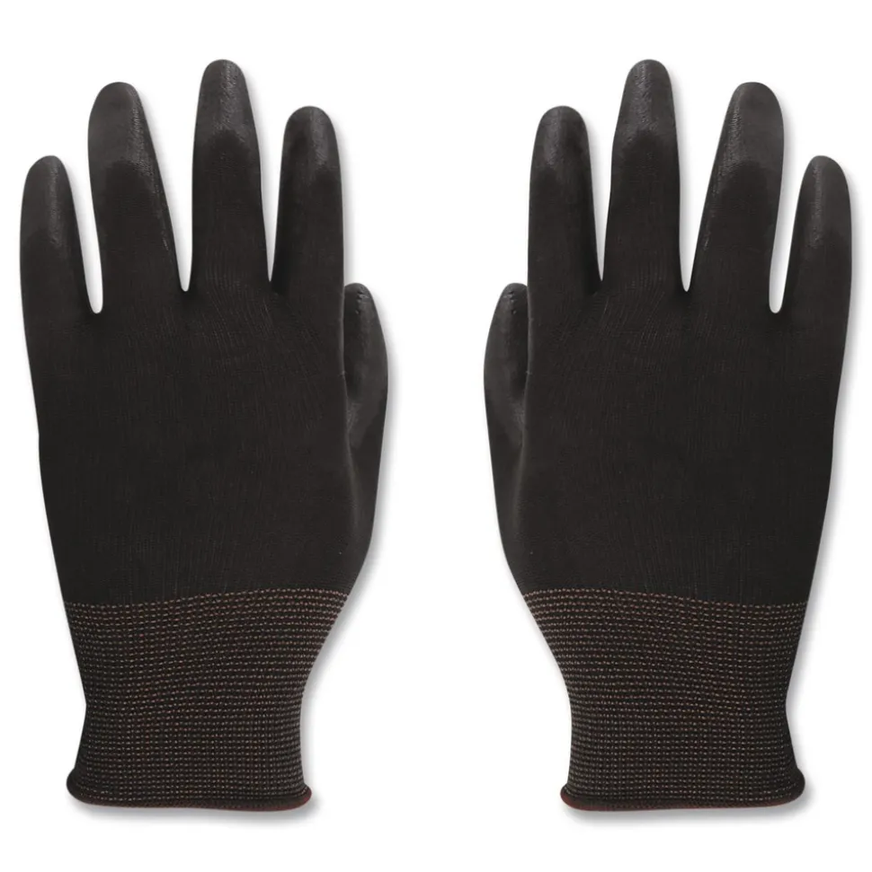 Boardwalk Palm Coated HPPE Gloves - X-Large Size 10/Salt and Pepper/Black (1-Dozen)