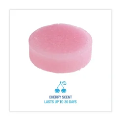 Boardwalk 4PBP012I144M202143000 12 Blocks/Box 4 oz. Cherry Fragrance Urinal Deodorizer Blocks