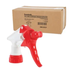 Boardwalk 24-Piece/Carton 8 in. Tube Trigger Sprayer for 16-24 oz. Bottles - Red/White