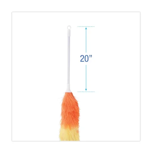 Boardwalk Polywool Duster with 20 in. Plastic Handle - Assorted Colors