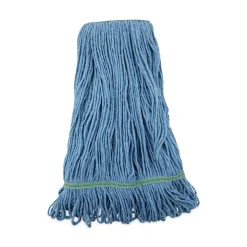 Boardwalk Super Loop Wet Cotton/Synthetic Mop Head - Medium, Blue