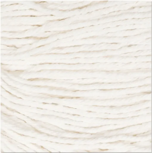 Boardwalk Super Loop Wet Mop Head with Cotton/Synthetic Fiber and 5 in. Headband - Medium, White (12/Carton)