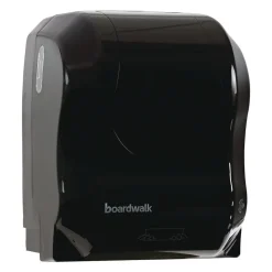 Boardwalk T7470BKBW 13.25 in. x 10.25 in. x 16.25 in. Hands Free Mechanical Towel Dispenser - Black