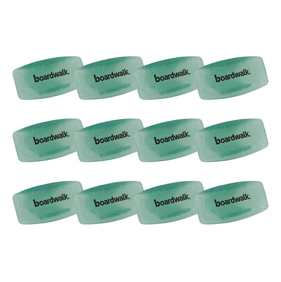 Boardwalk Toilet Bowl Clip - Cucumber Melon Scent, Green (12/Box)