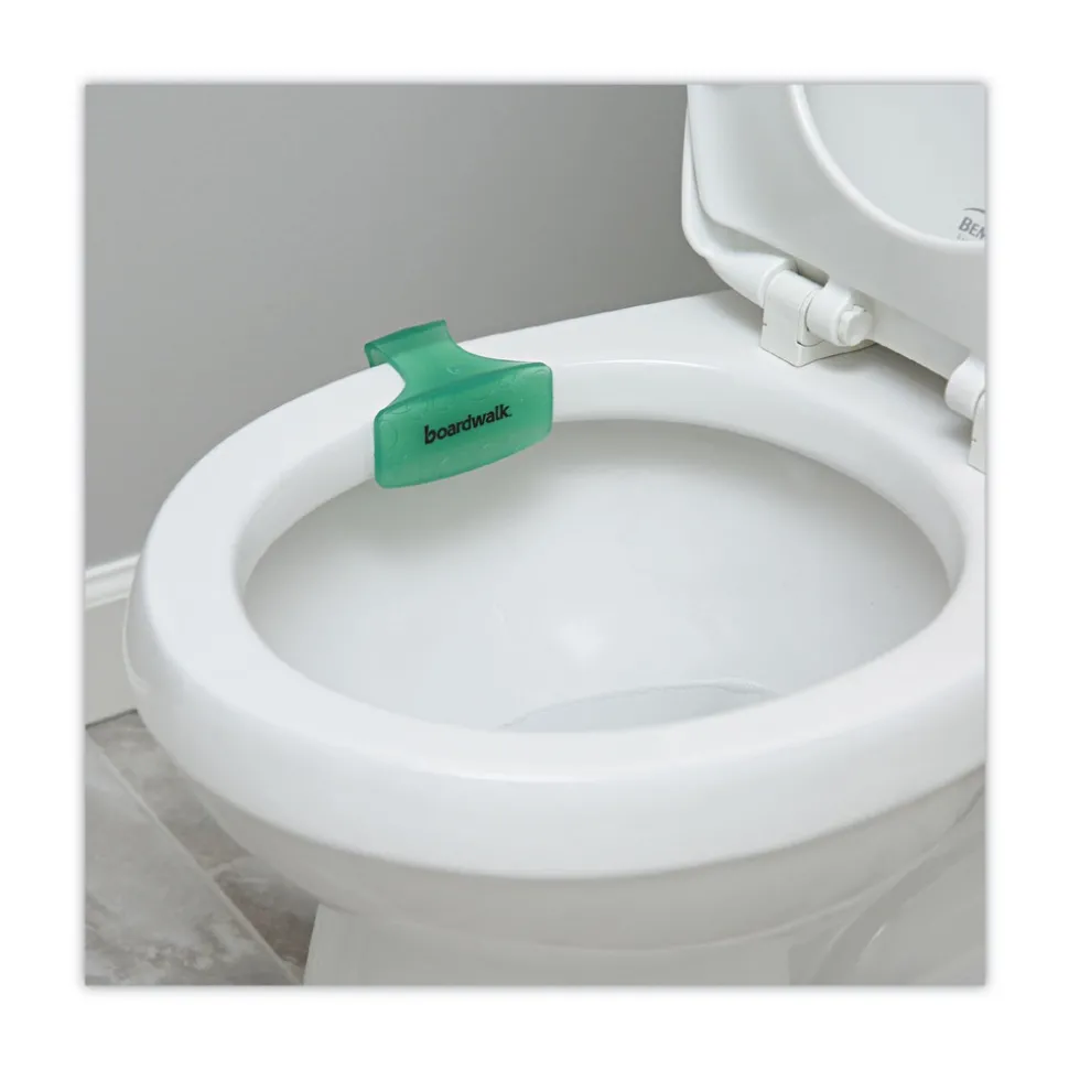 Boardwalk Toilet Bowl Clip - Cucumber Melon Scent, Green (12/Box)