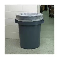 Boardwalk V8046HNKR02 40 in. x 46 in. 45 gal. 13 mic High-Density Can Liners - Natural (250/Carton)