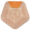 Boardwalk WCBX-P-010I010I-04-AAS80- 0.11 oz WCBasix Urinal Screen - Mango Mist Scent, Orange (10/Box)