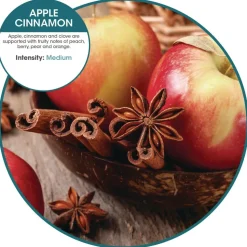 Boardwalk WCBX-P-010I010I-01-AAS80- 0.11 oz WCBasix Urinal Screen - Apple Cinnamon Scent, Red (10/Box)