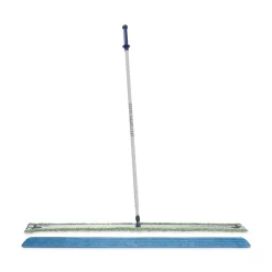 Bona 60 in. Wide Microfiber Head SuperCourt Athletic Floor Care System - Silver/Blue Aluminum Handle