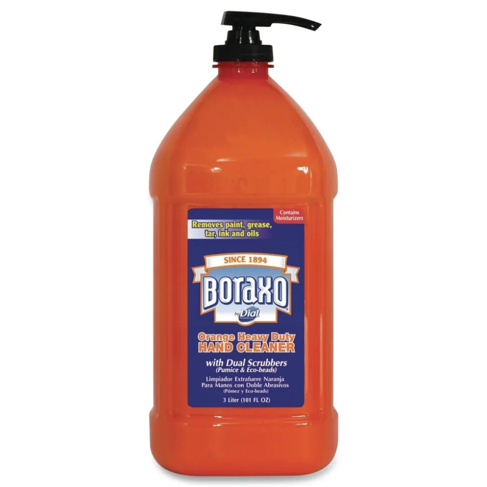 Boraxo 3 Liter Orange Heavy Duty Hand Cleaner - Citrus Scent (4/Carton)