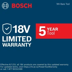 Bosch 18V Brushless Lithium-Ion 1 in. Cordless Rotary Hammer (Tool Only)