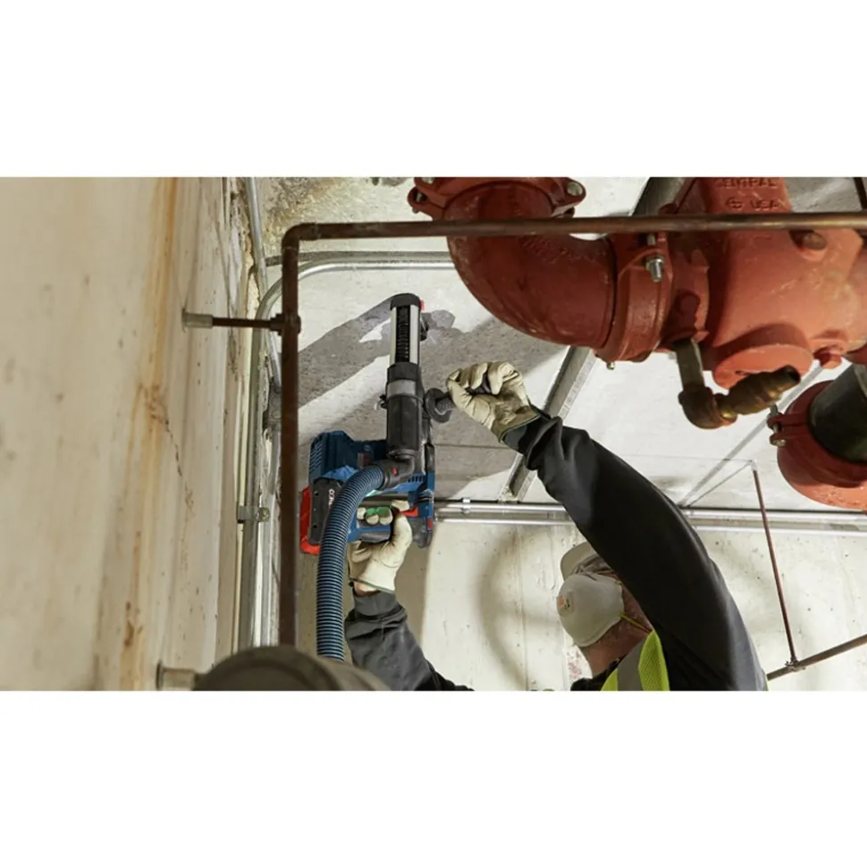 Bosch 18V Brushless Lithium-Ion 1 in. Cordless SDS-Plus Bulldog Rotary Hammer Kit with 2 Batteries (8 Ah)