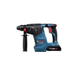 Bosch 18V Brushless Lithium-Ion 1 in. Cordless SDS-Plus Bulldog Rotary Hammer Kit with 2 Batteries (8 Ah)