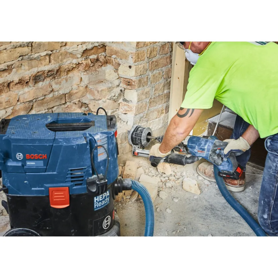 Bosch 18V Brushless Lithium-Ion Connected-Ready SDS-Plus Bulldog 1-1/8 in. Cordless Rotary Hammer Kit (8 Ah)