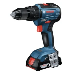 Bosch 18V EC Brushless Lithium-Ion 1/2 in. Cordless Hammer Drill Driver Kit (2 Ah)