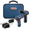 Bosch 12V MAX Brushless Lithium-Ion 3/8 in. Cordless Drill Driver/1/4 in. Hex impact Driver Combo Kit (2 Ah)