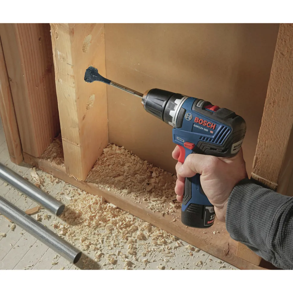 Bosch 12V MAX Brushless Lithium-Ion 3/8 in. Cordless Drill Driver/1/4 in. Hex impact Driver Combo Kit (2 Ah)