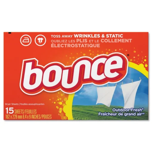Bounce Fabric Softener Sheets - Outdoor Fresh (15/Carton)