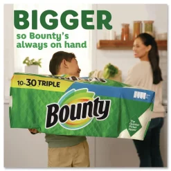 Bounty Select-a-Size 5.9 in. x 11 in. 2-Ply Kitchen Roll Paper Towels - White (24/Carton)