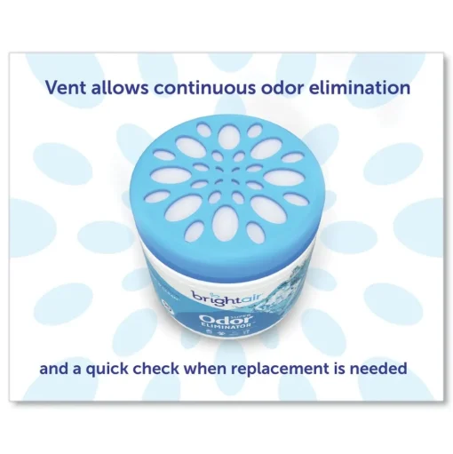BRIGHT Air 14 oz. Jar Super Odor Eliminator - Blue, Cool and Clean (6/Carton)