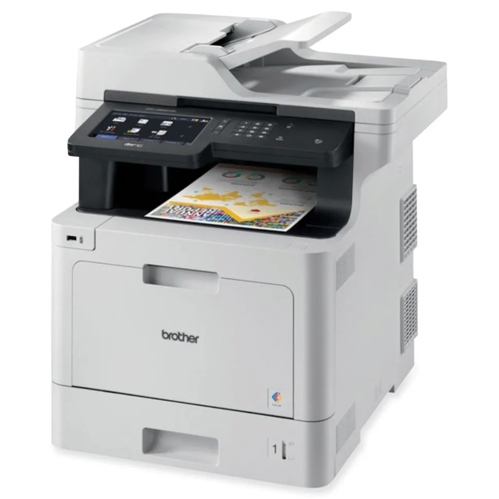 Brother 7 in. Color Touchscreen Copy/Fax/Print/Scan Color Laser All-in-One Printer