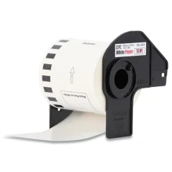 Brother 2.44 in. x 50 ft. Continuous Paper Label Tape - White (3/Pack)