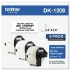 Brother 1.4 in. x 3.5 in. Die-Cut Address Labels - White (3-Rolls/Pack)