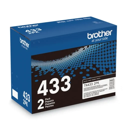Brother 4,500 Page-Yield High-Yield Toner - Black (2/Pack)