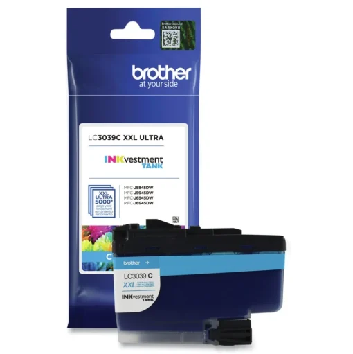 Brother 5000 Page-Yield INKvestment Ultra High-Yield Ink - Cyan