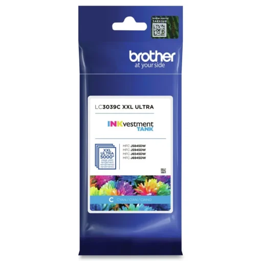 Brother 5000 Page-Yield INKvestment Ultra High-Yield Ink - Cyan