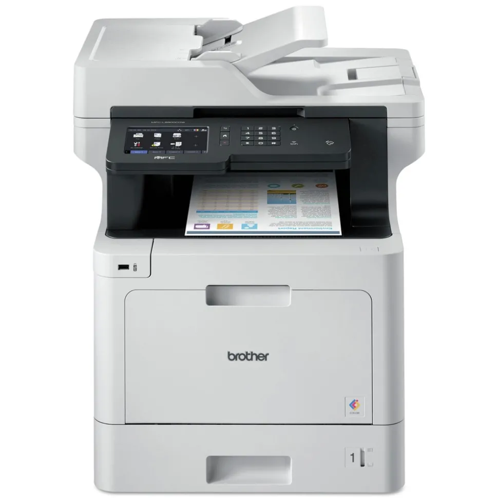 Brother Business Color Laser All-in-One Printer with Duplex Print, Scan, Copy and Wireless Networking