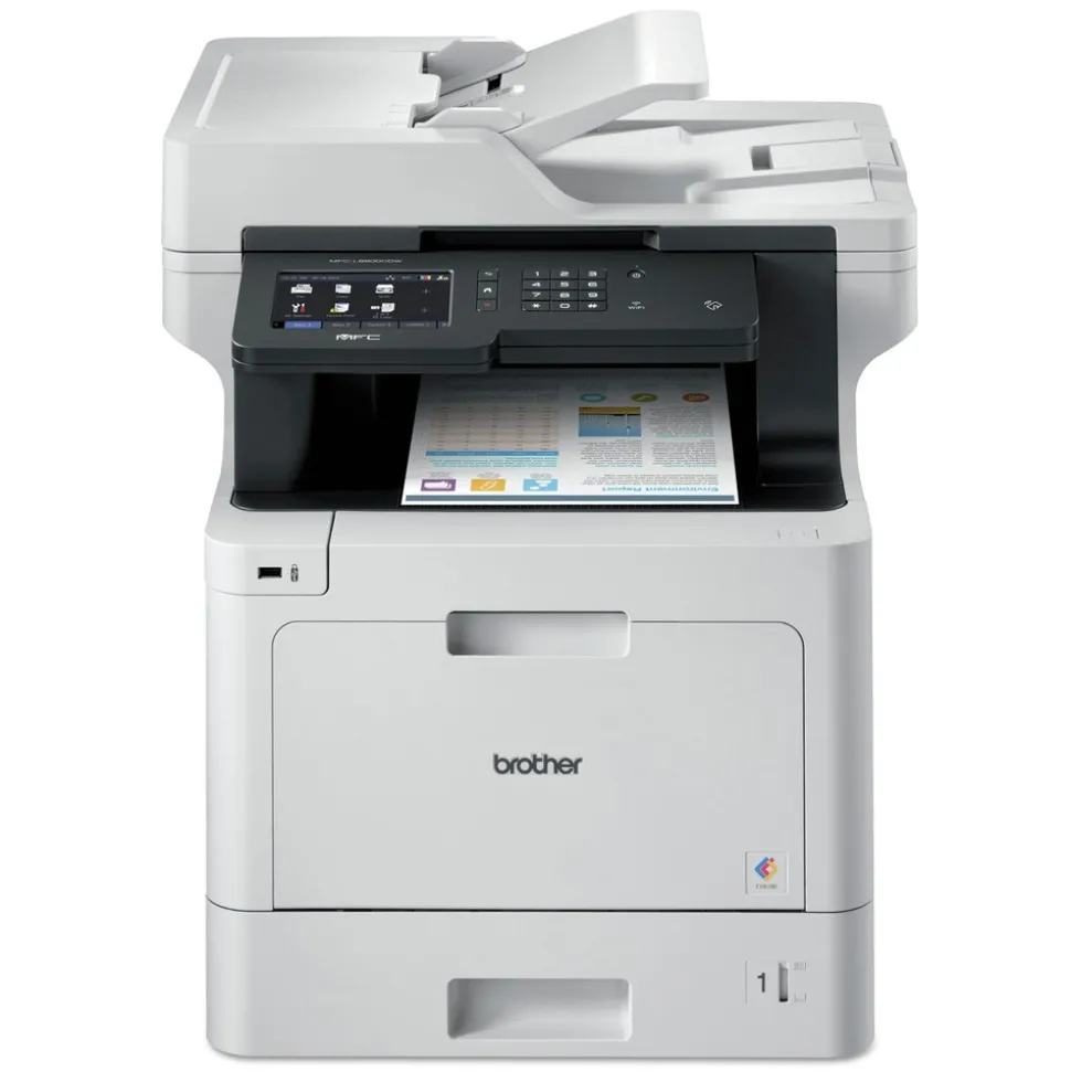 Brother Business Color Laser All-in-One Printer with Duplex Print, Scan, Copy and Wireless Networking