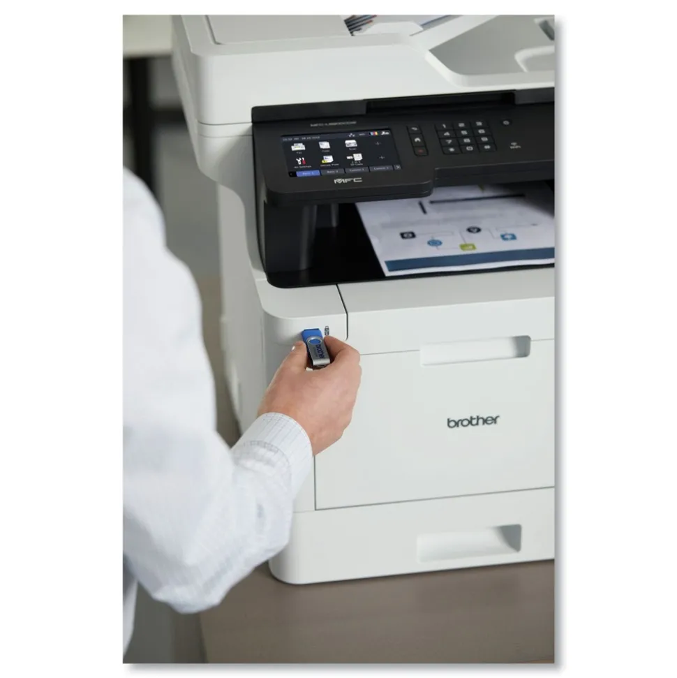 Brother Business Color Laser All-in-One Printer with Duplex Print, Scan, Copy and Wireless Networking