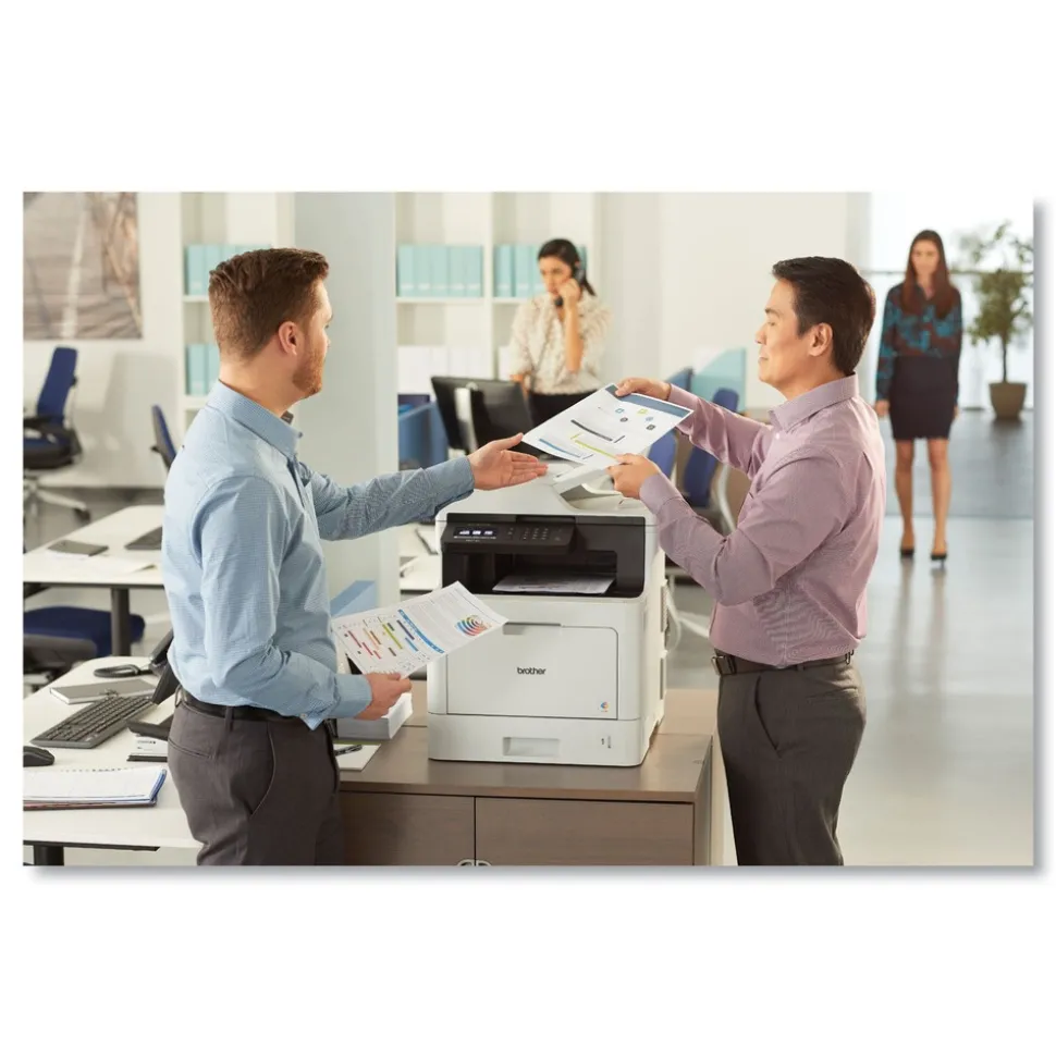 Brother Business Color Laser All-in-One Printer with Duplex Printing and Wireless Networking