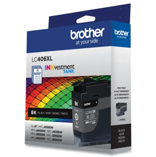 Brother INKvestment 6000 Page-Yield High-Yield Ink - Black